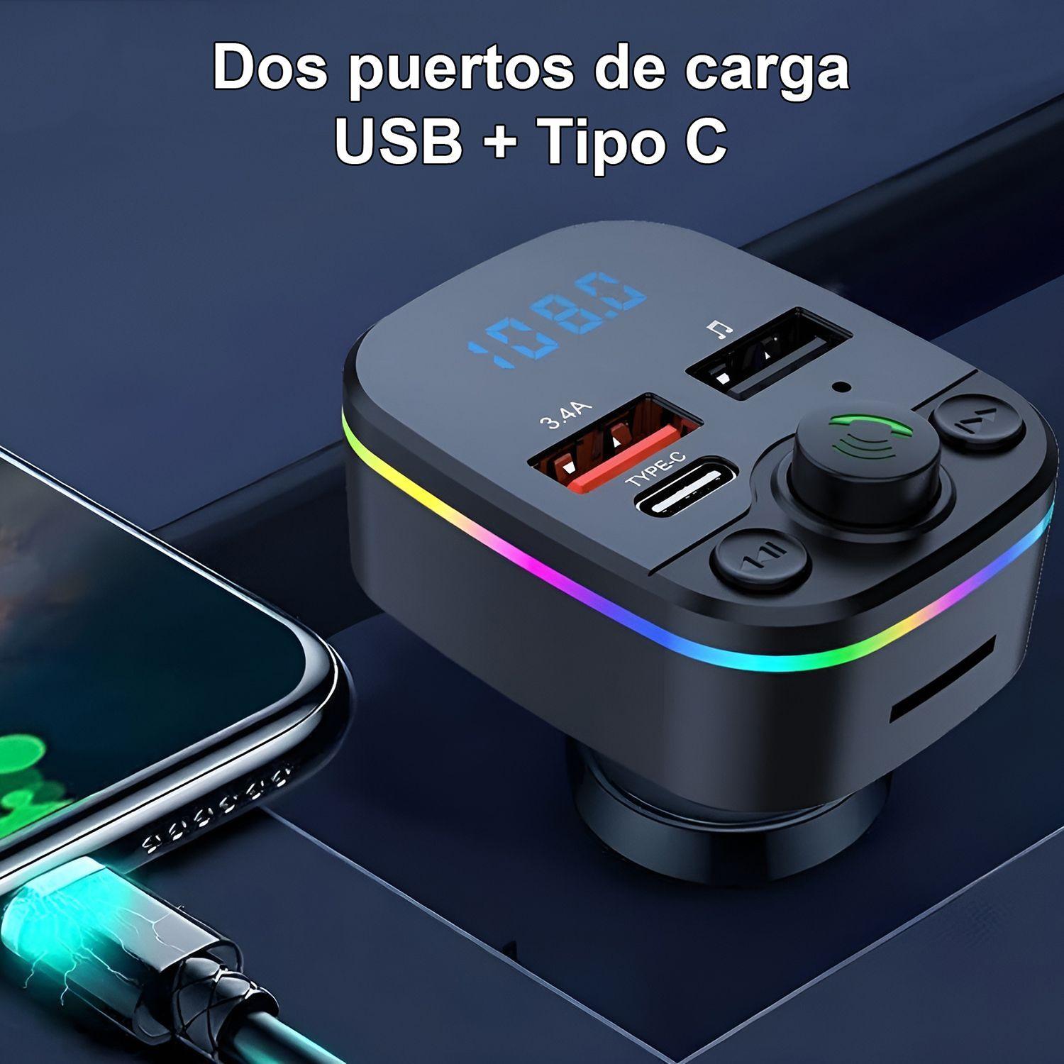 Transmisor Fm Bluetooth Receptor Audio Usb Auto-3