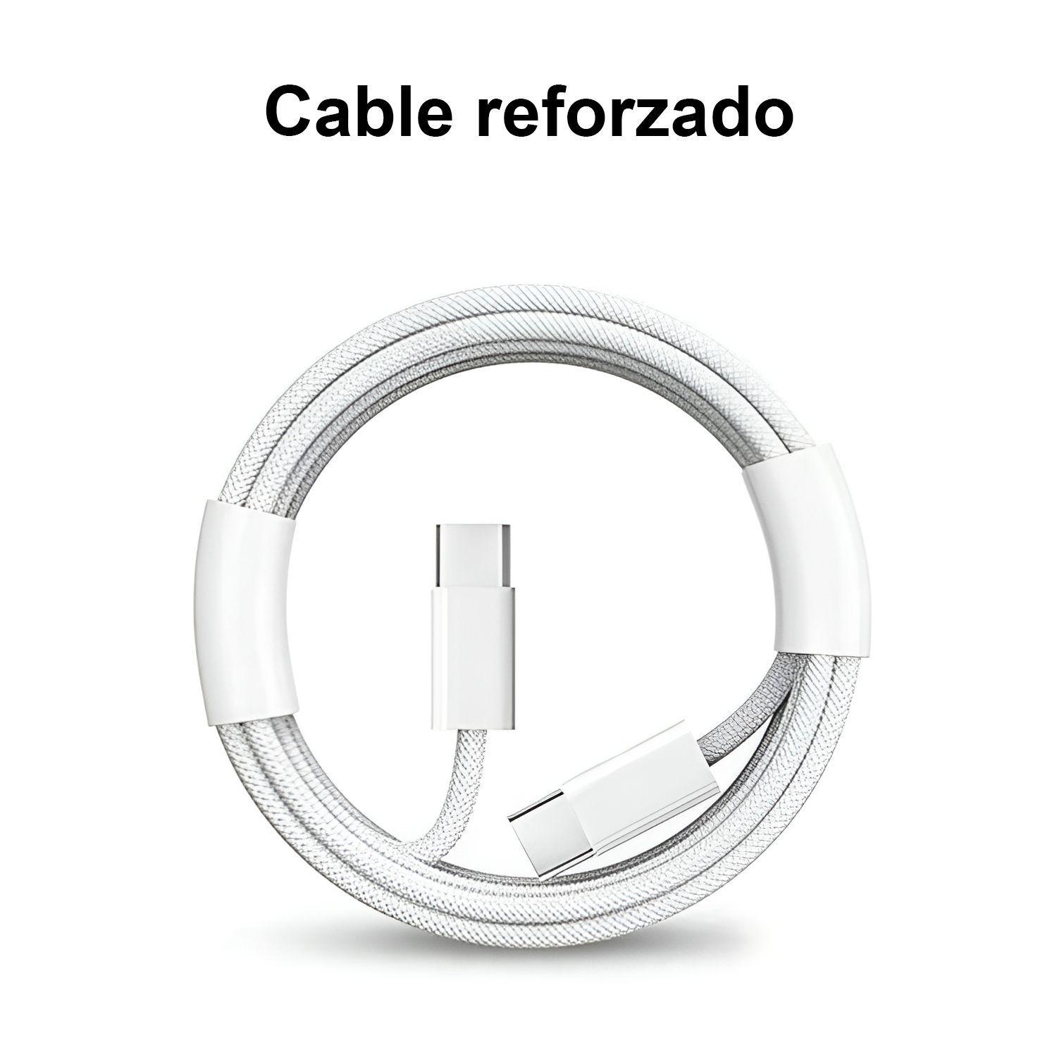Cargador Teléfono Celular Cable Tipo C Usb-C Rápido 35w PD-3