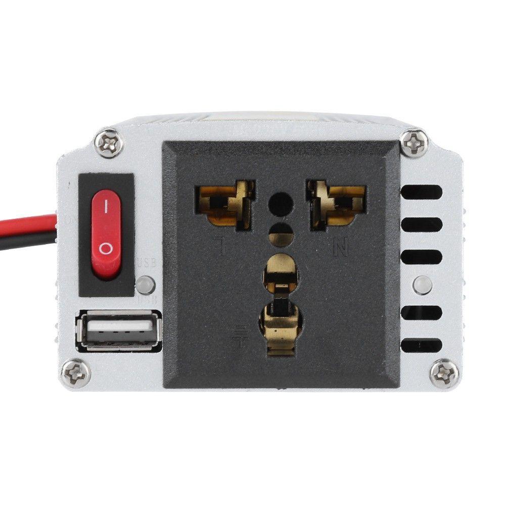 Inversor Auto Conversor Corriente Voltaje 12v A 220v 200w-1