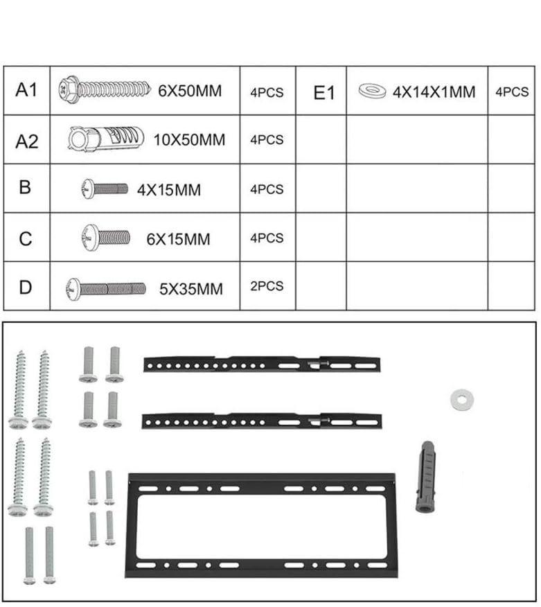 Soporte Tv Televisor Led Lcd 23 A 63 Pulgadas Negro-4