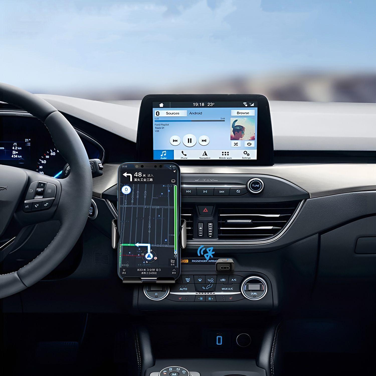 Adaptador Bluetooth Transmisor Receptor Inalámbrico Auto Auxiliar-4