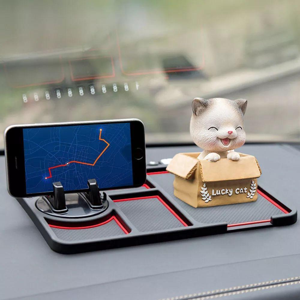 Organizador Soporte Celular Antideslizante Para Tablero Auto-3