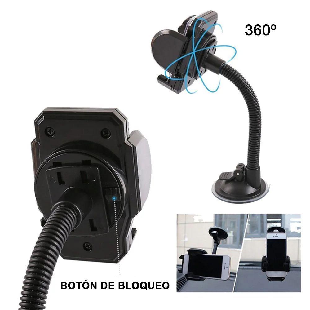 Soporte Celular Auto Porta Teléfono Parabrisas Vidrio-2