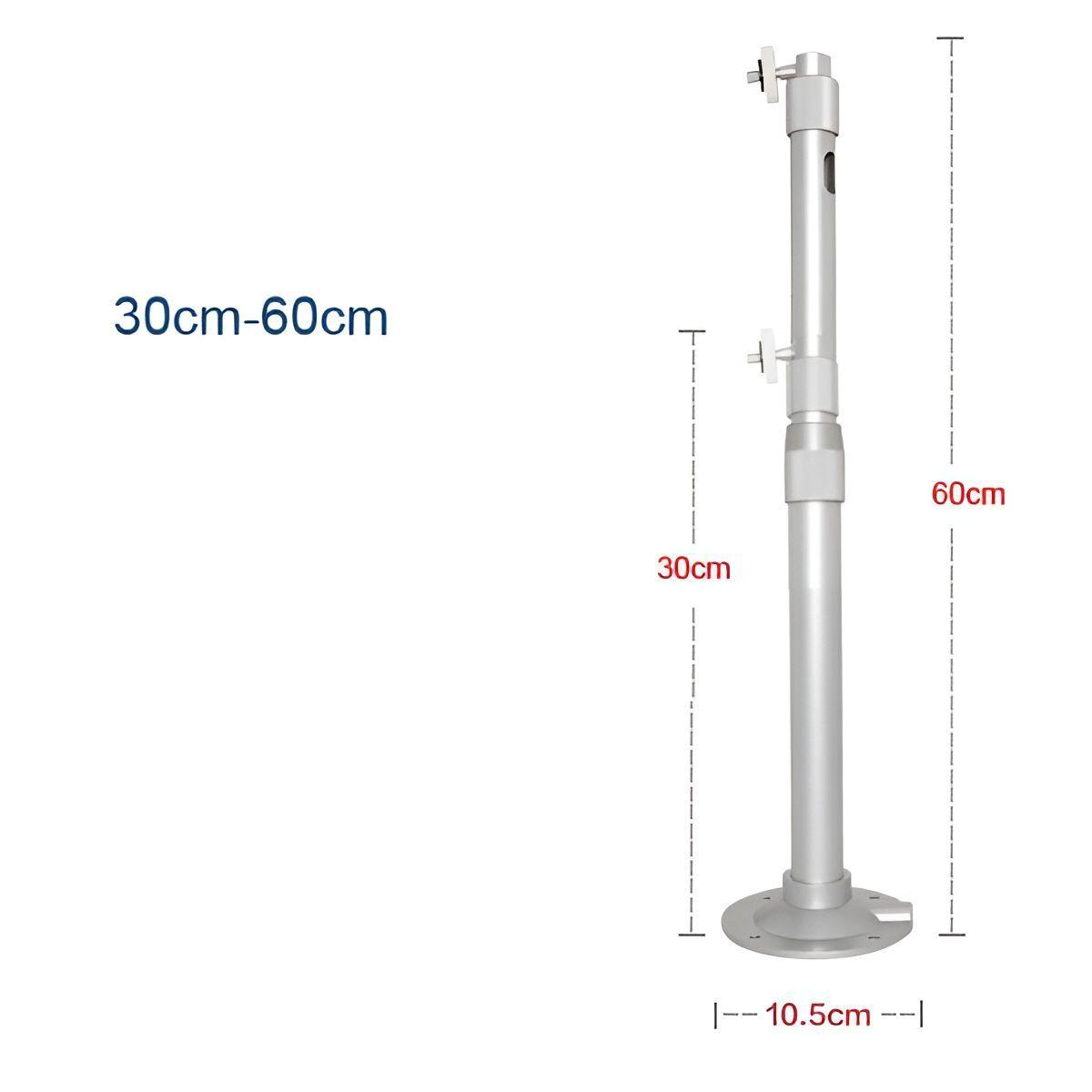 Soporte para Mini Proyector Camara Seguridad Techo Pared Muro 30 A 60 Cm-3