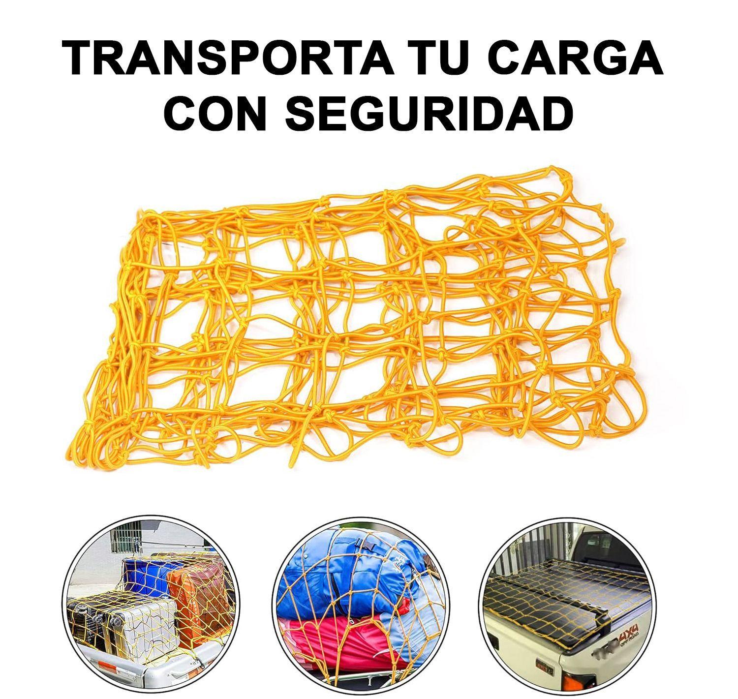 Malla Elástica Red Para Auto Camioneta Pulpo Amarre Equipaje-3