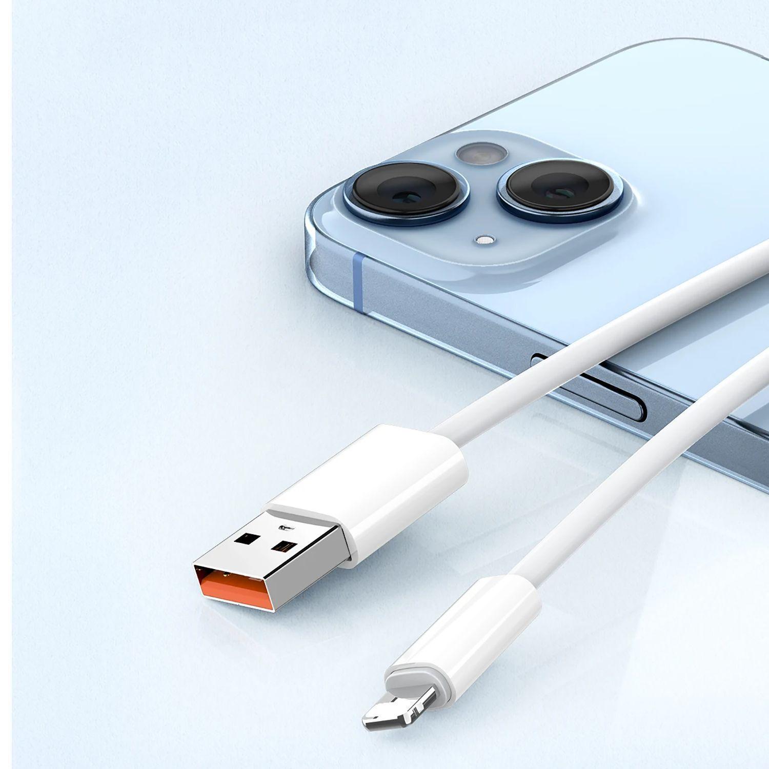 Cable iPhone Lightning Carga Usb 1 Metro-2