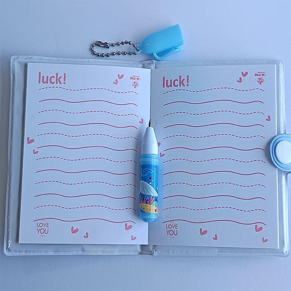 Mini Libreta Modelo De Ballena Broche Y Lapiz 11 X 8 Cm-2