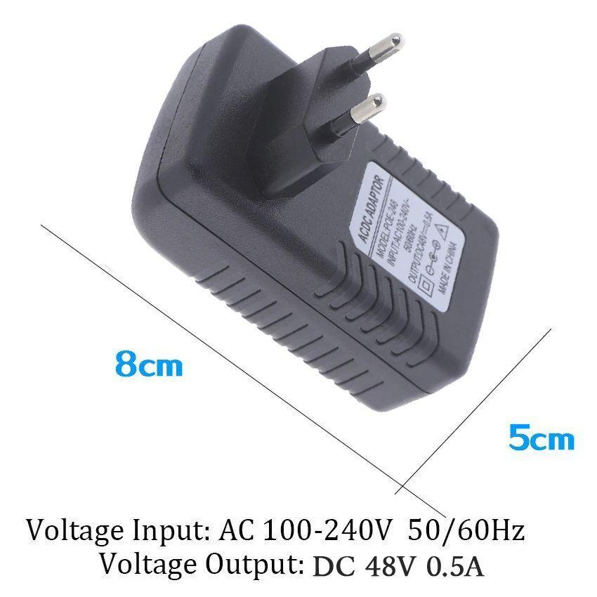 Cargador Inyector Poe Adaptador 48v 0.5 a 24w Fuente-5