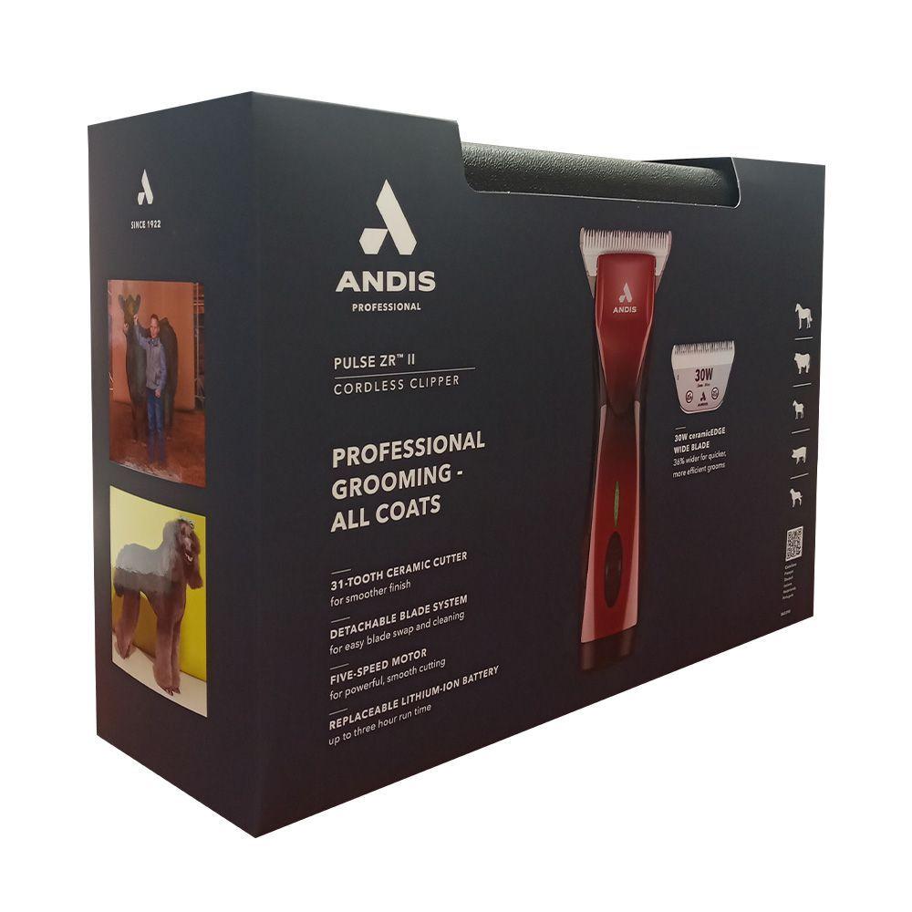 Máquina para Peluqueros Caninos y Veterinarios Andis Pulse ZR II Red Wide-8