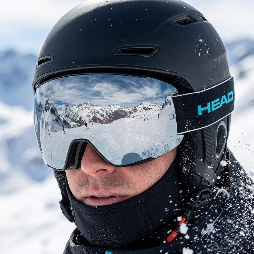 Antiparras Ski Head Sentinel 5 K Chrome Spare Lens-4