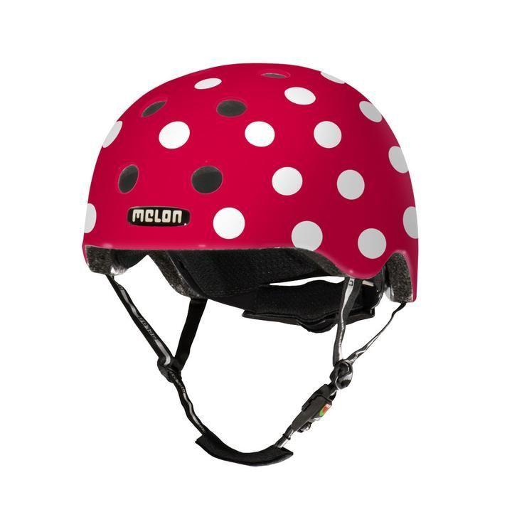 Casco Ciclismo Urbano Melon Dotty White-0
