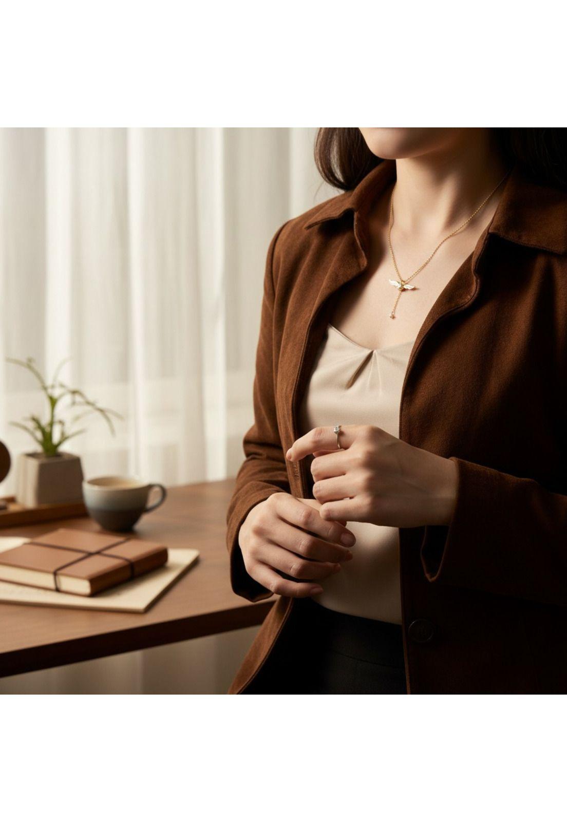 Collar golden snitch alas Harry Potter-5