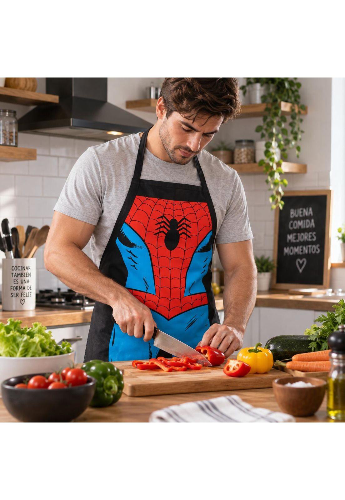Delantal Cocina Spiderman Hombre Araña-0