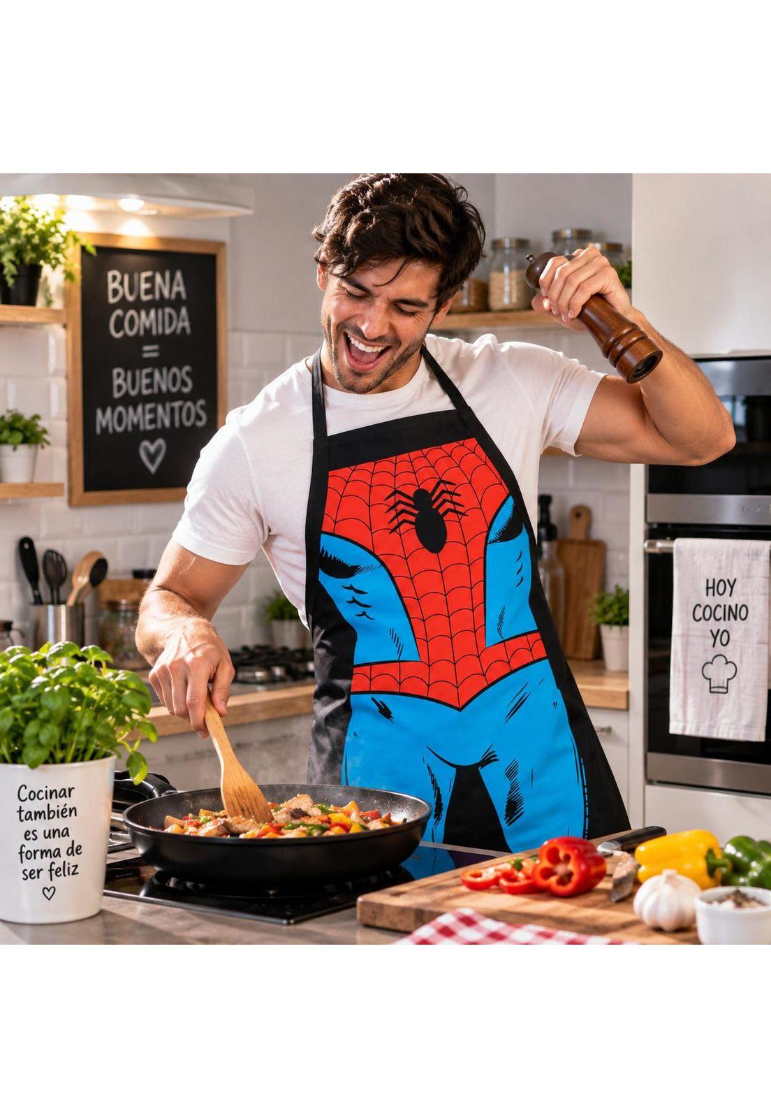 Delantal Cocina Spiderman Hombre Araña-2