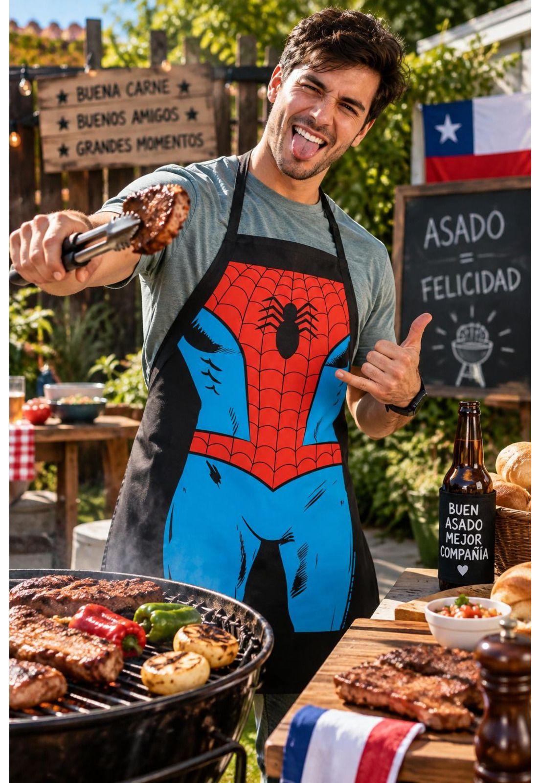 Delantal Cocina Spiderman Hombre Araña-3