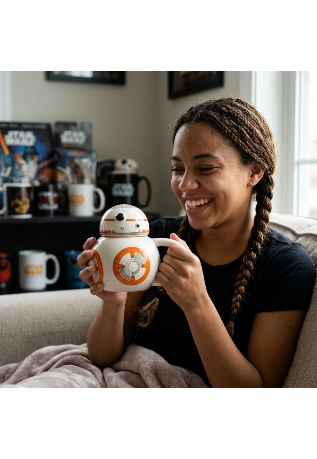 Tazon Taza 3d Cerámica  Bb8 Star Wars-2
