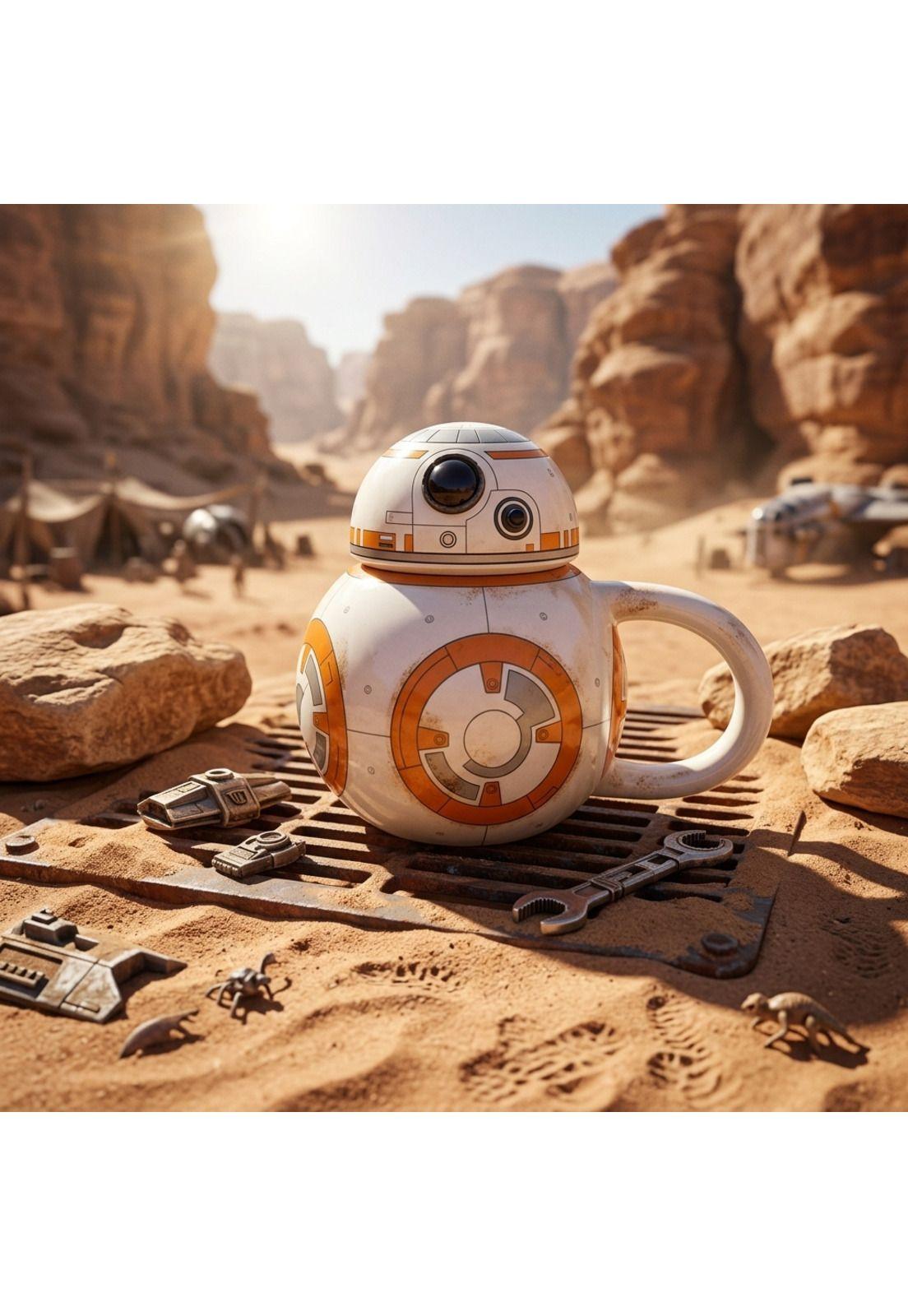 Tazon Taza 3d Cerámica  Bb8 Star Wars-4