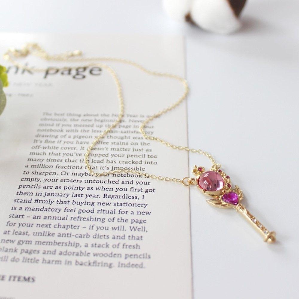 Collar Sailor Moon cetro lunar Cutie Moon rod-2