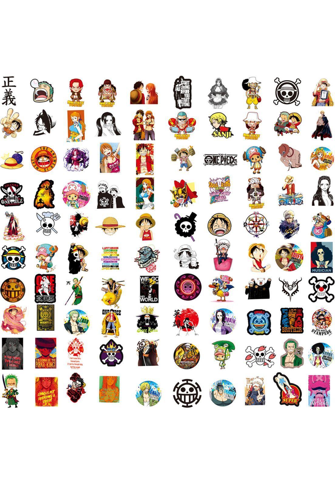 Pack Sticker pegatina One Piece luffy-2