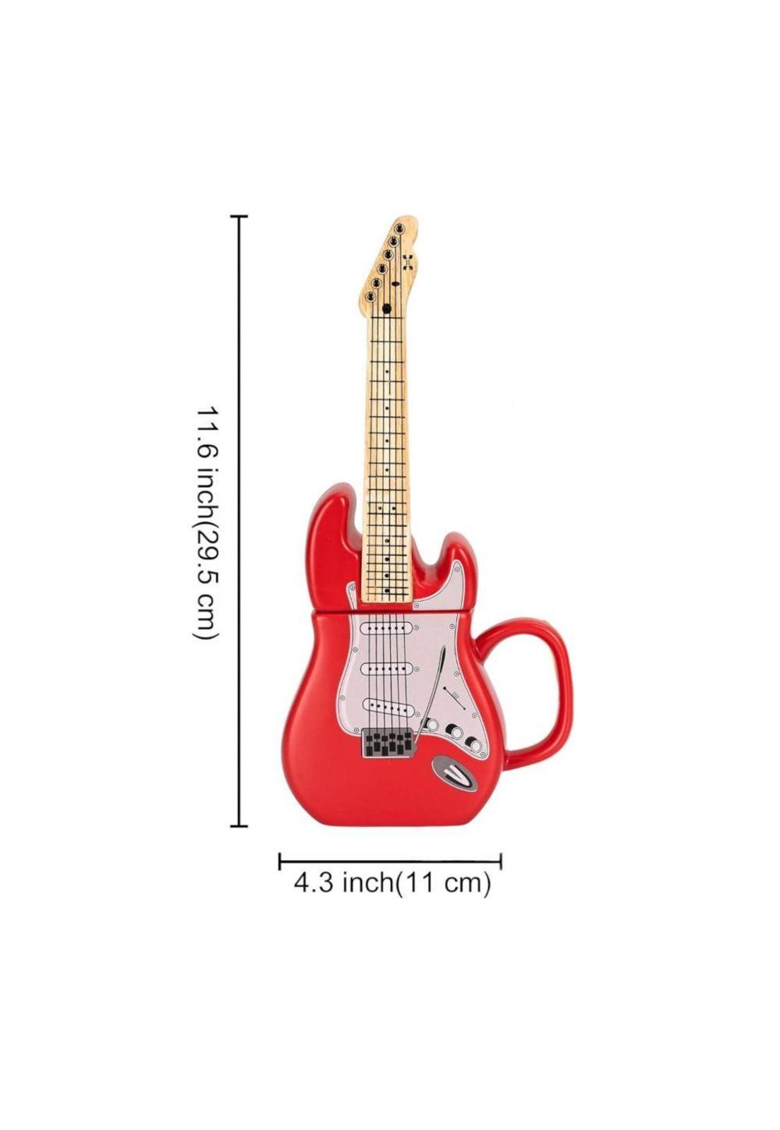 Tazon Ceramica 3d Xl Guitarra Music Guitar Mug-3
