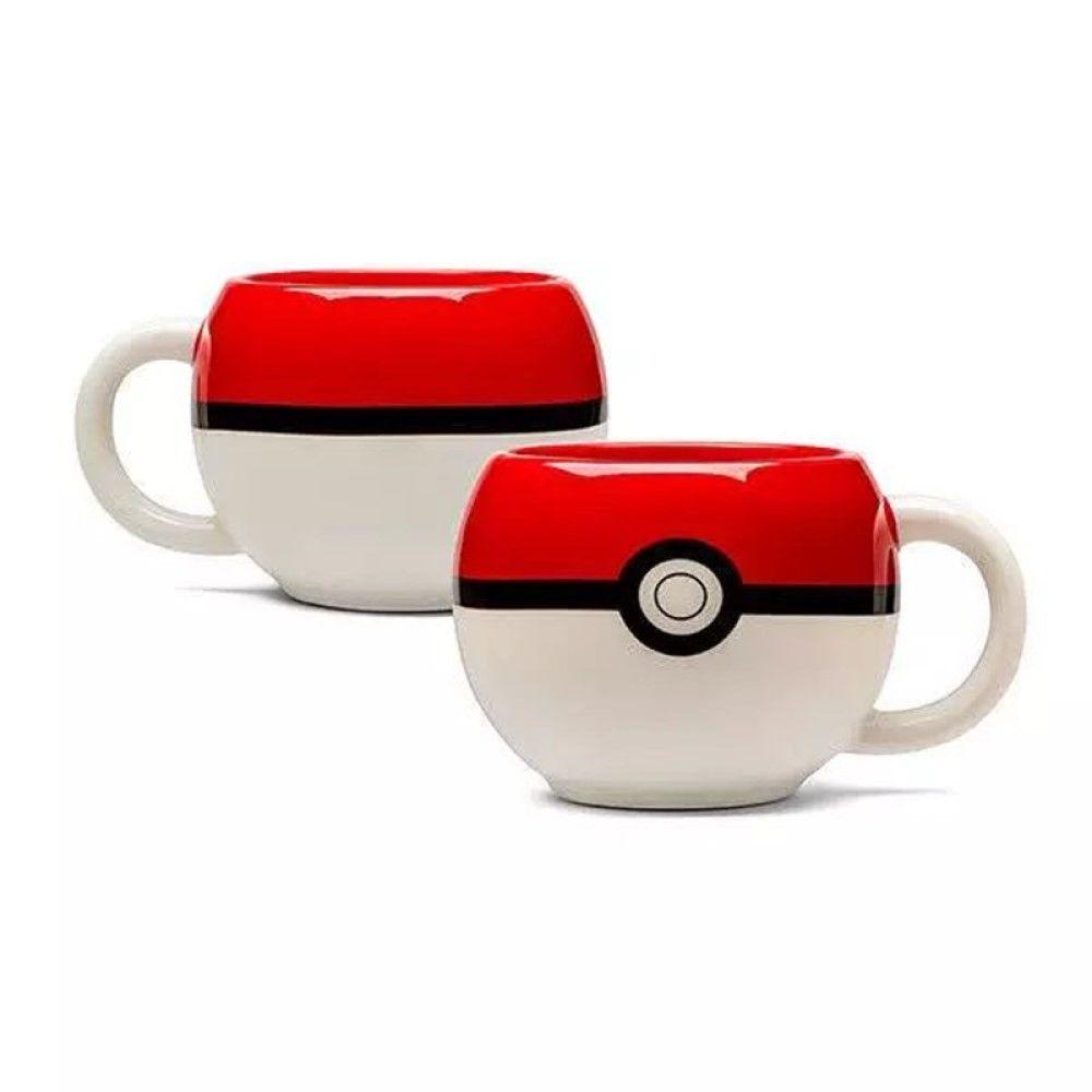 Tazón Taza cerámica 3D Pokebola-1