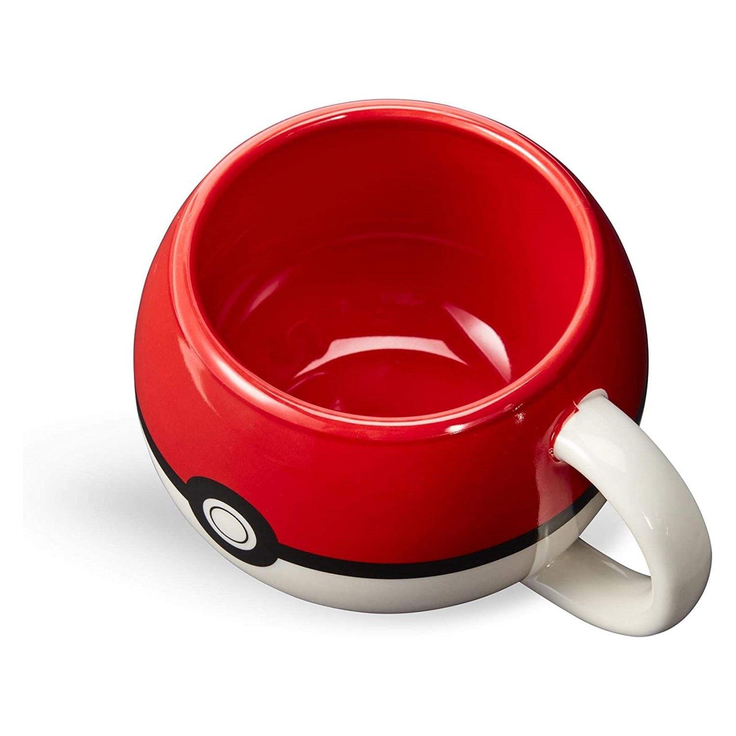 Tazón Taza cerámica 3D Pokebola-3