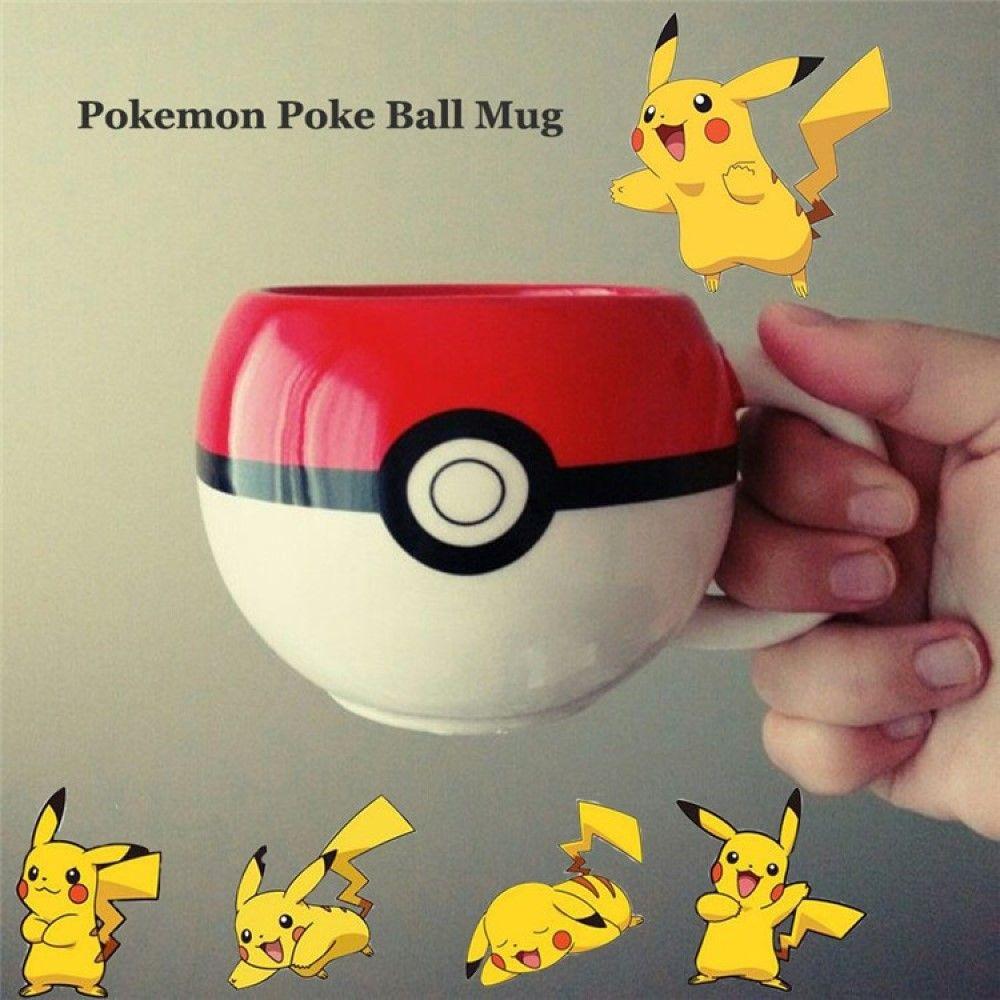 Tazón Taza cerámica 3D Pokebola-5