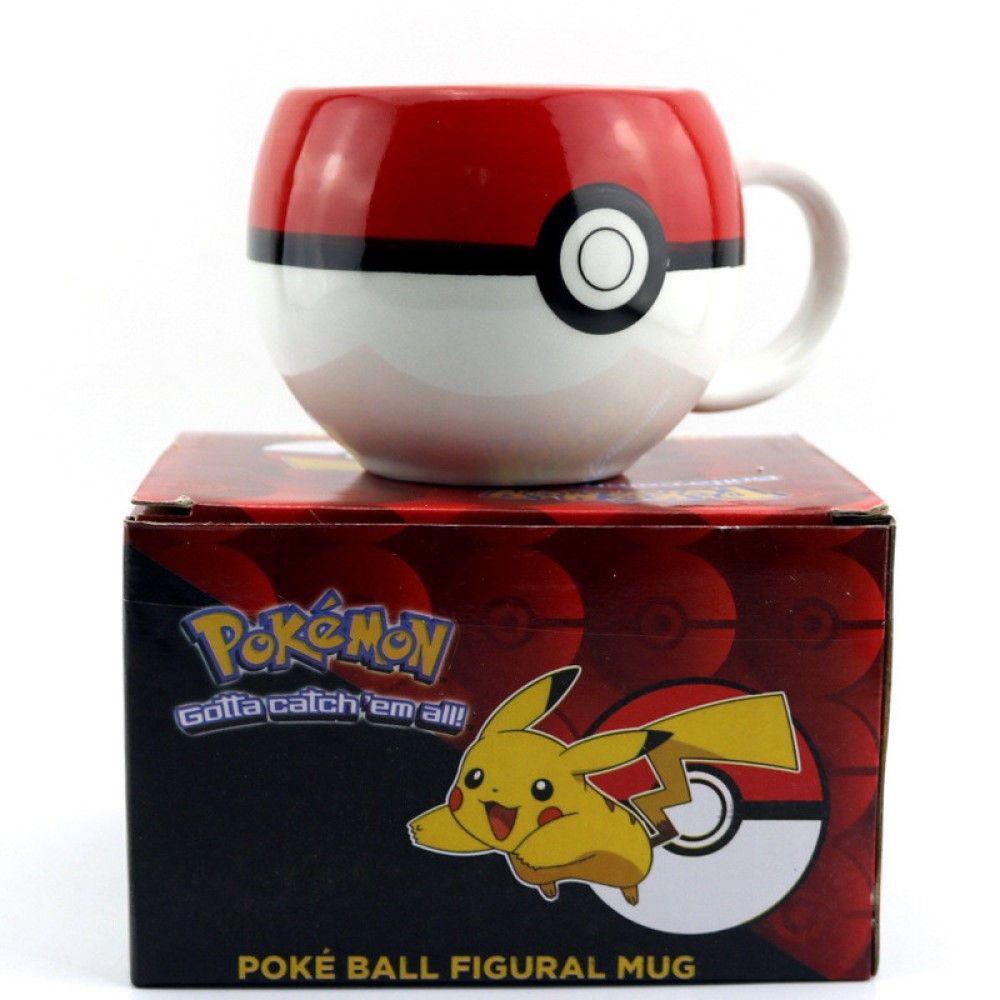Tazón Taza cerámica 3D Pokebola-6