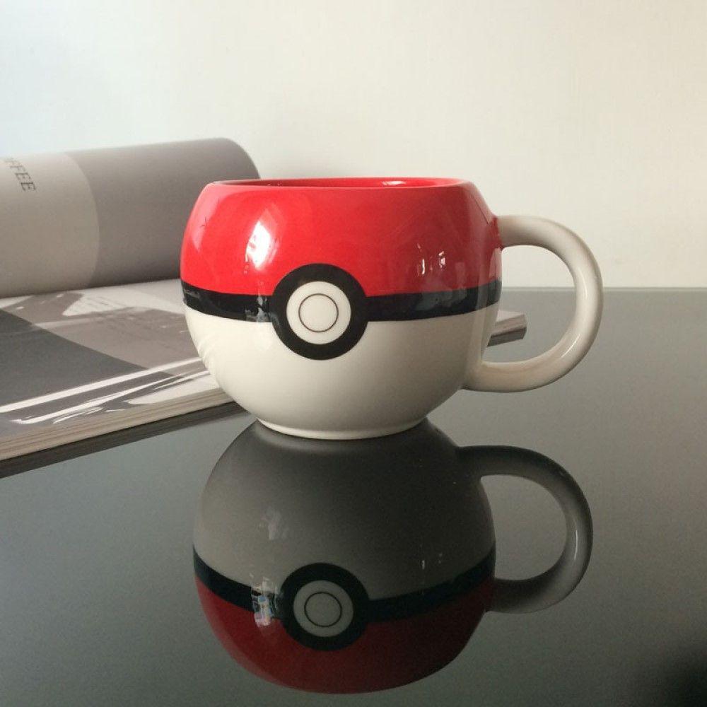 Tazón Taza cerámica 3D Pokebola-7