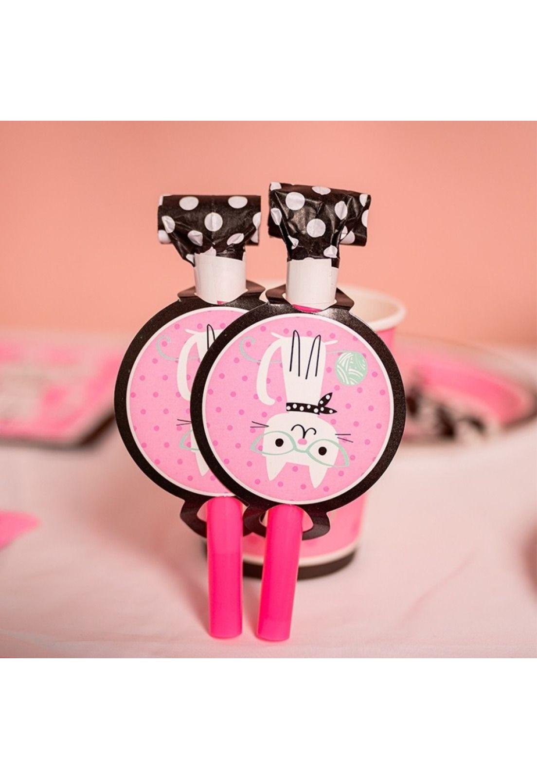 Set Cumpleaños Gato Kitty Cat Diva Purrfect Cotillón 6 Uni-4