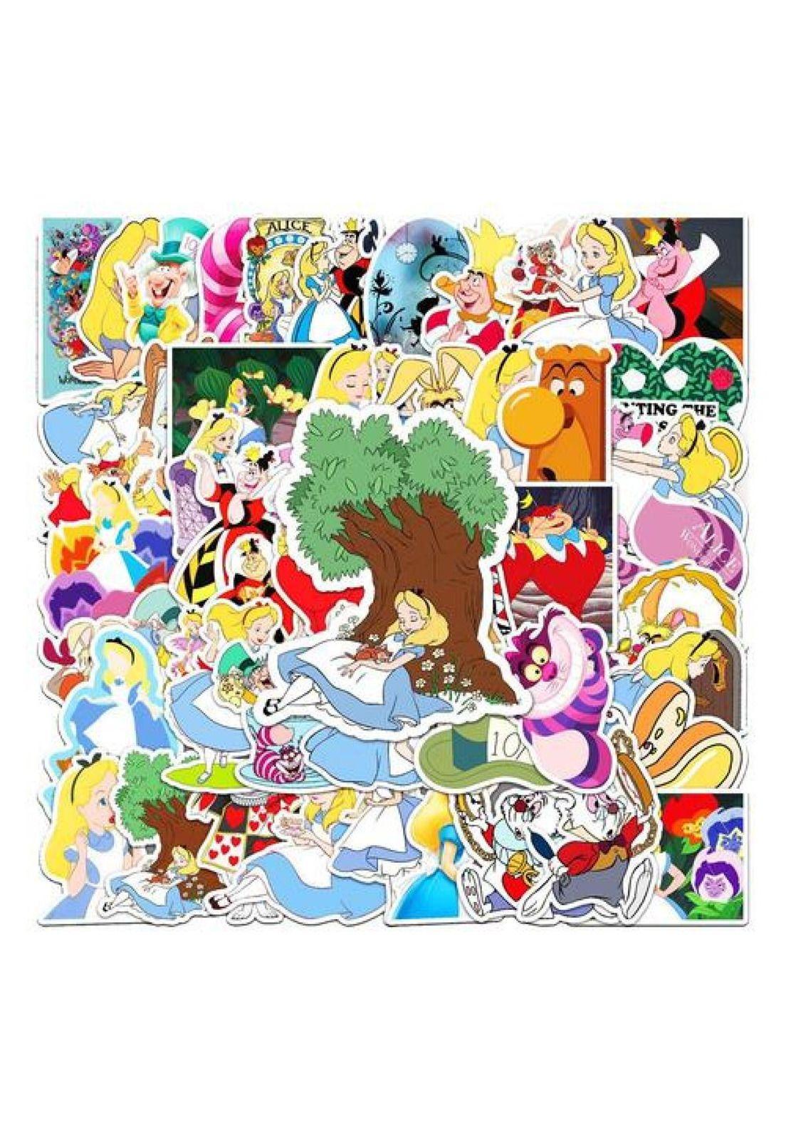 Set Stickers Calcomonias Alicia En El País De Las Maravillas-5