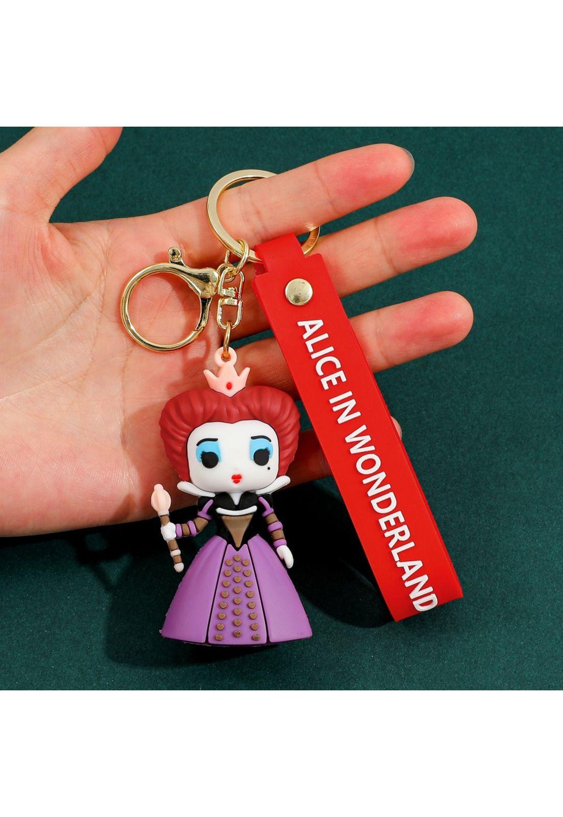 Llavero Xl Silicona reina de corazones Alicia-2