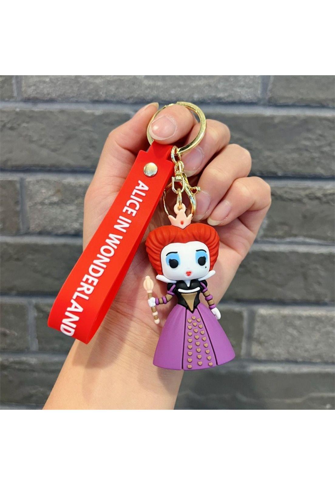 Llavero Xl Silicona reina de corazones Alicia-3