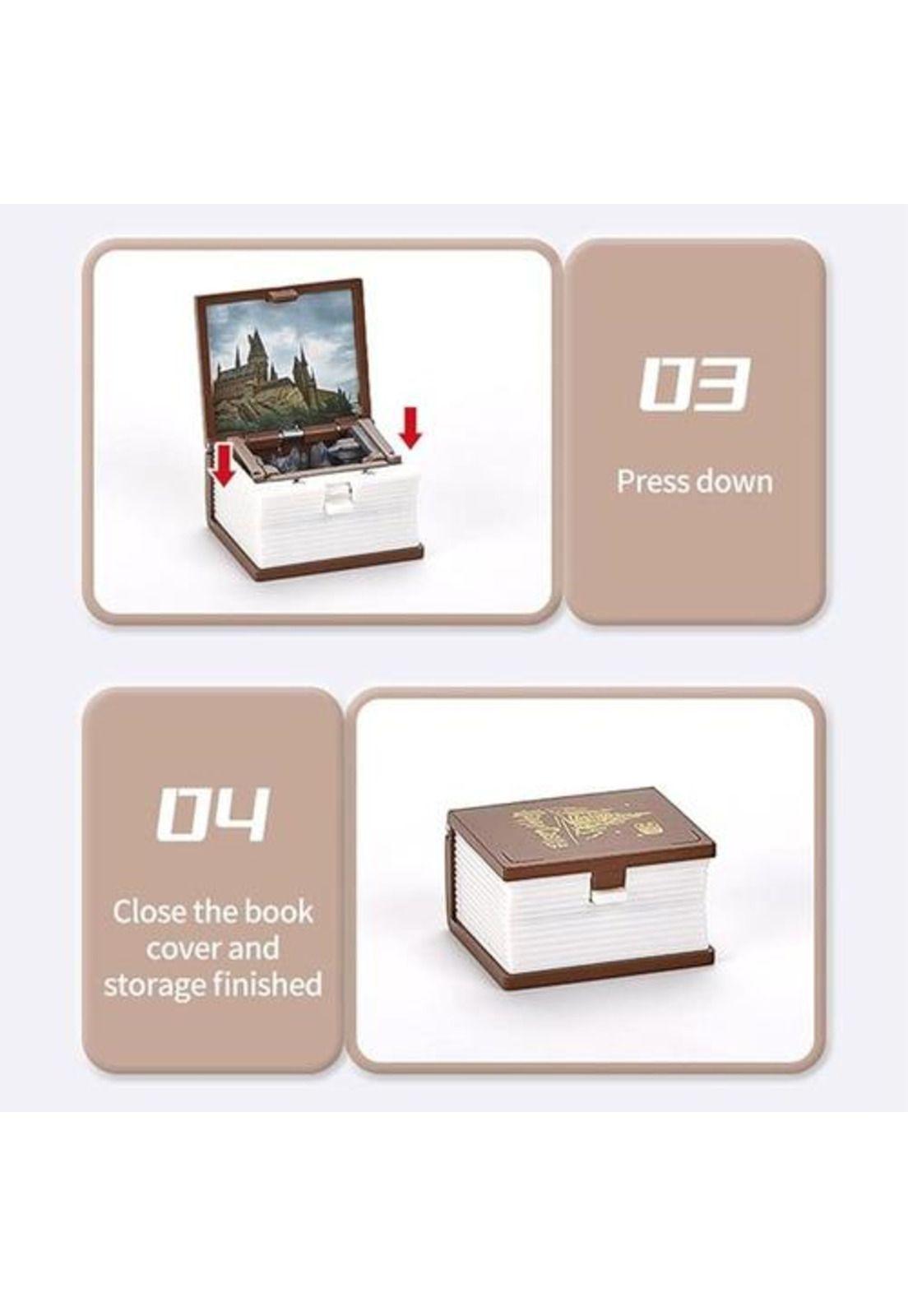 Llavero Castillo Encantado Libro 3d Plegable Harry Potter-7