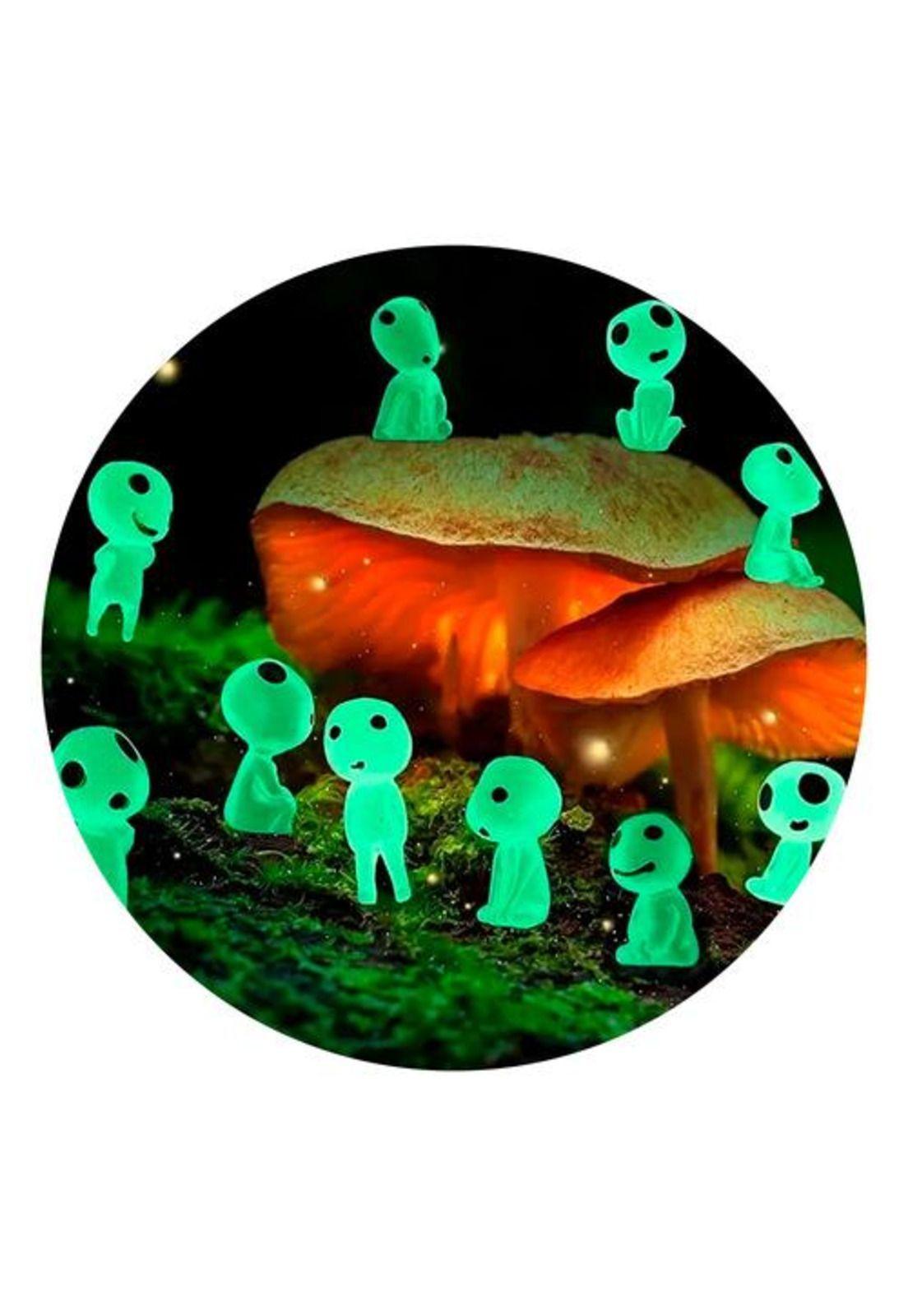 Adorno Jardín Mini Kodamas Luminosos Princesa Mononoke-2