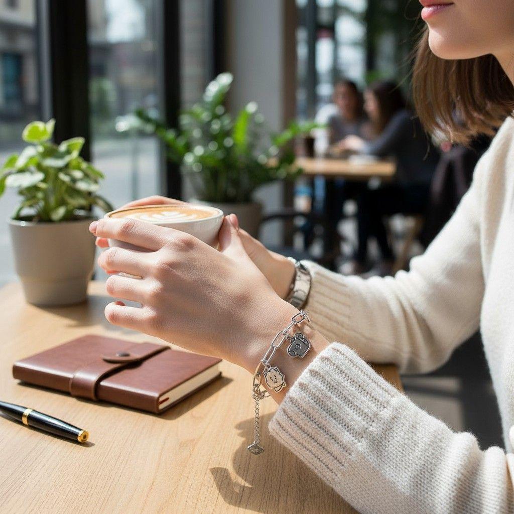 Pulsera dijes coreana grupo de Kpop-3