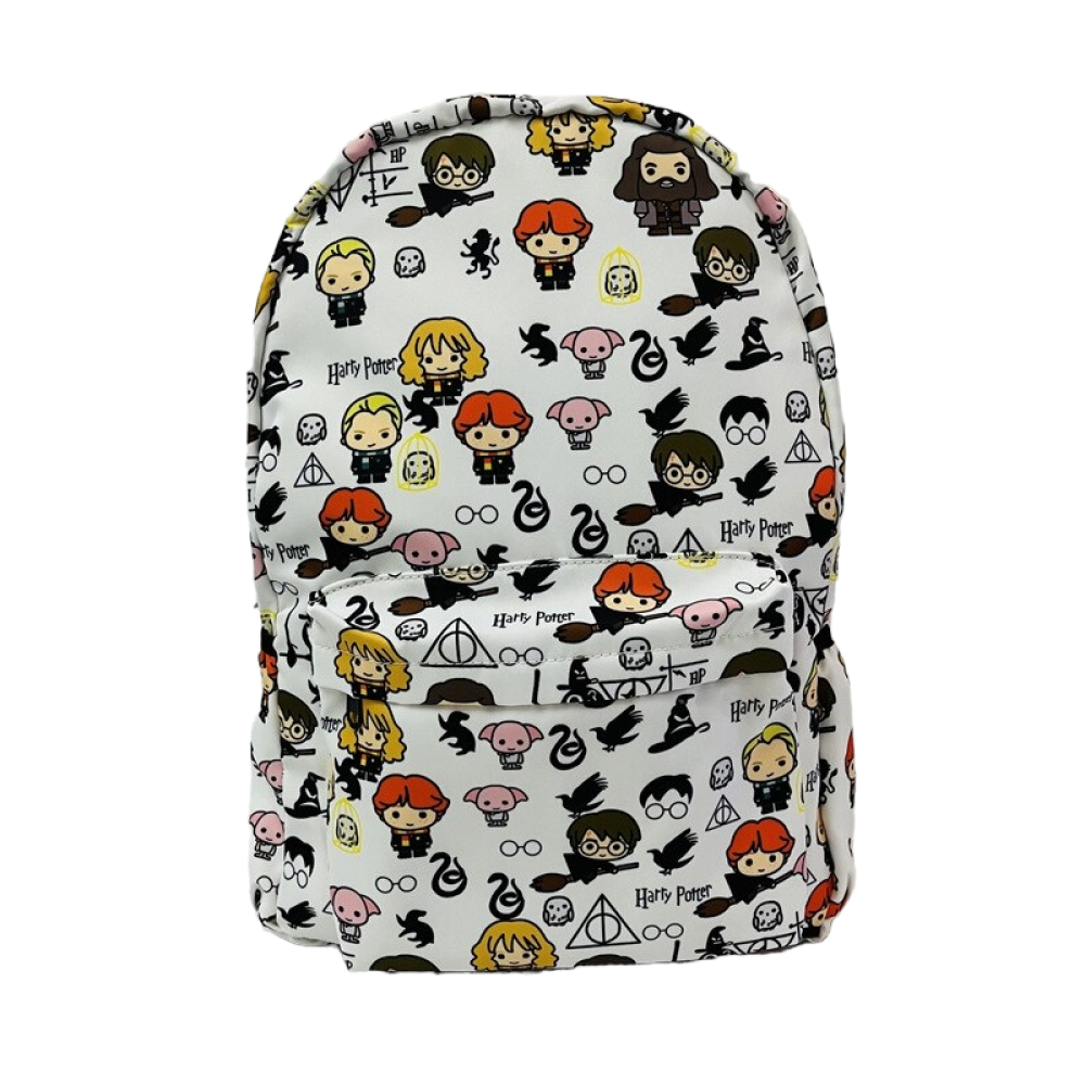Mochila Harry Potter Icons Chibi Hogwarts escolares-0