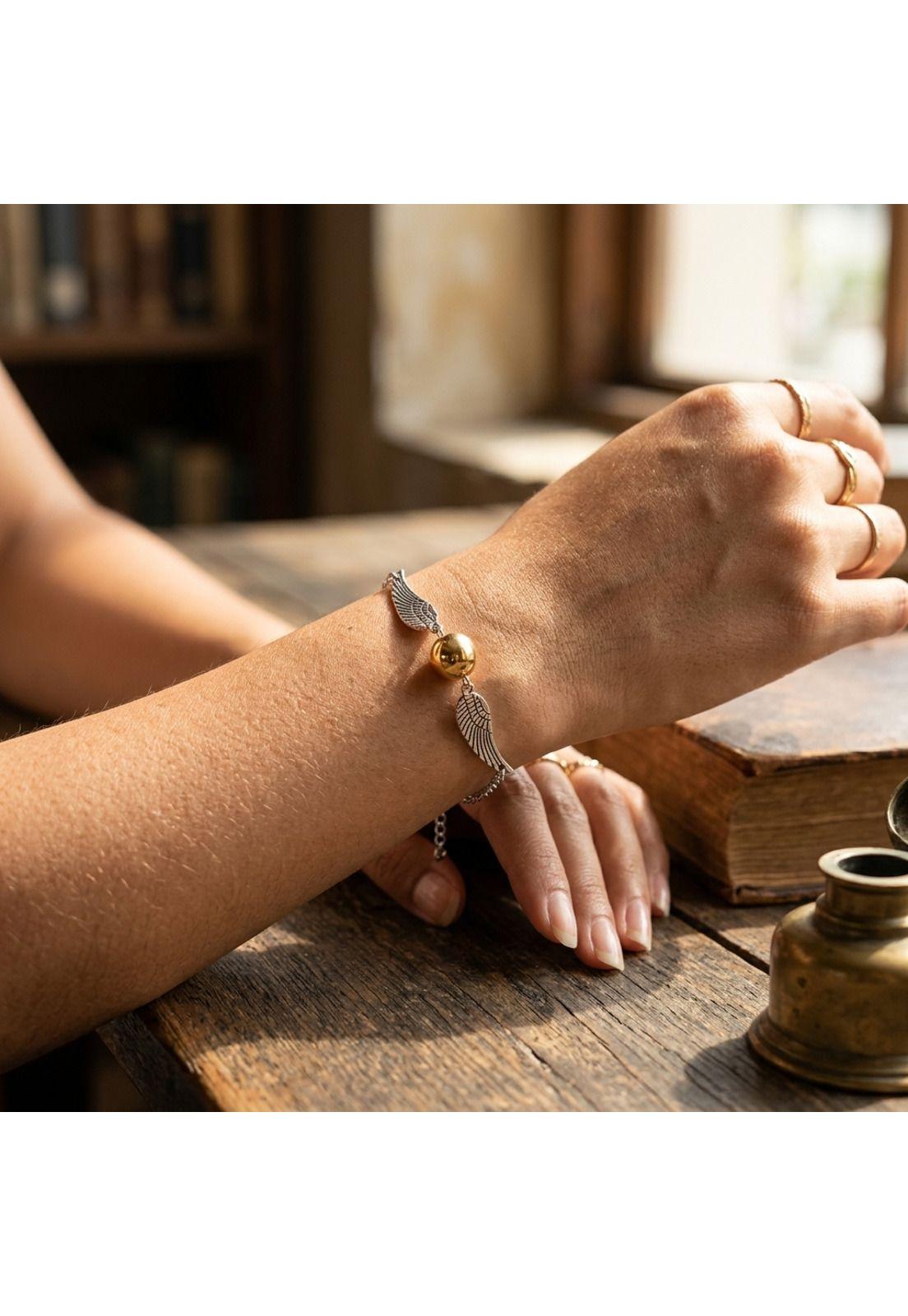 Pulsera 3d Snitch Harry Potter-4
