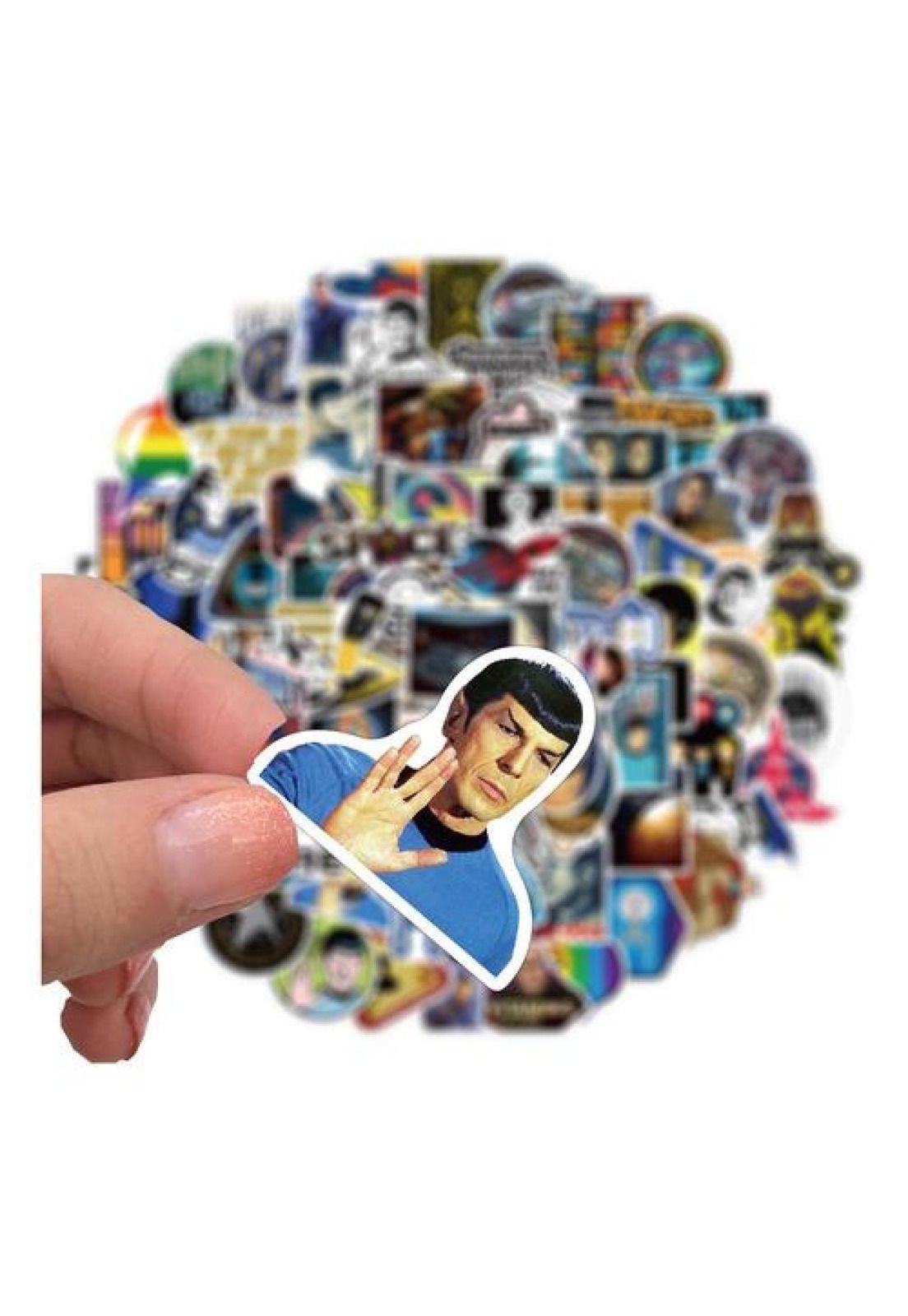Set Stickers Calcomonias Star Trek Kirk Spock-2