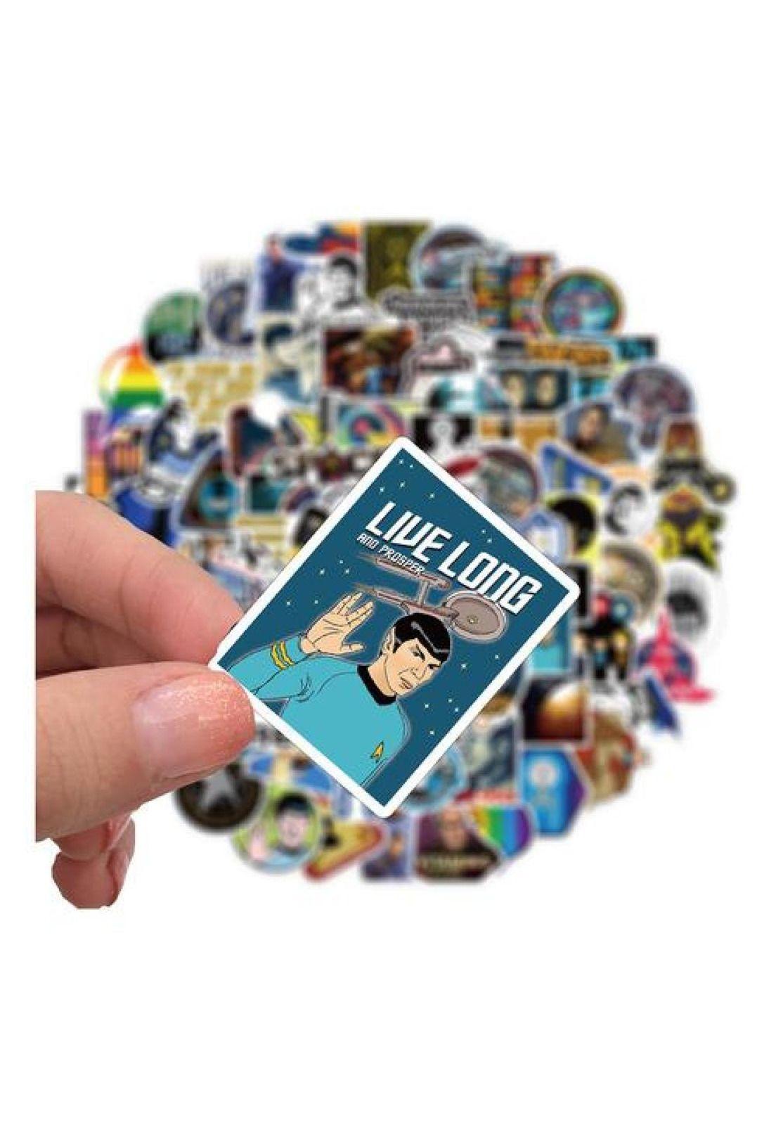 Set Stickers Calcomonias Star Trek Kirk Spock-3