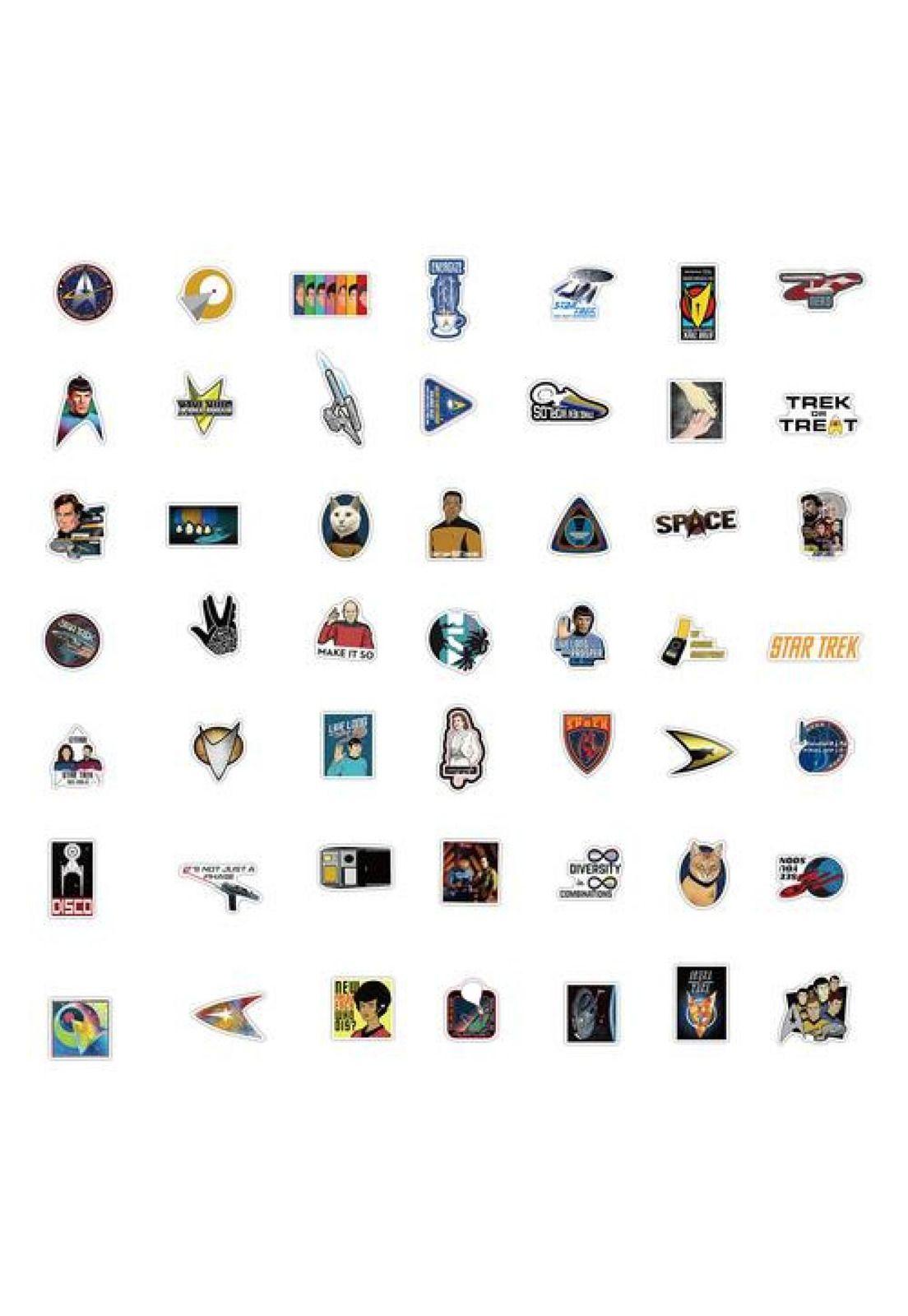 Set Stickers Calcomonias Star Trek Kirk Spock-4