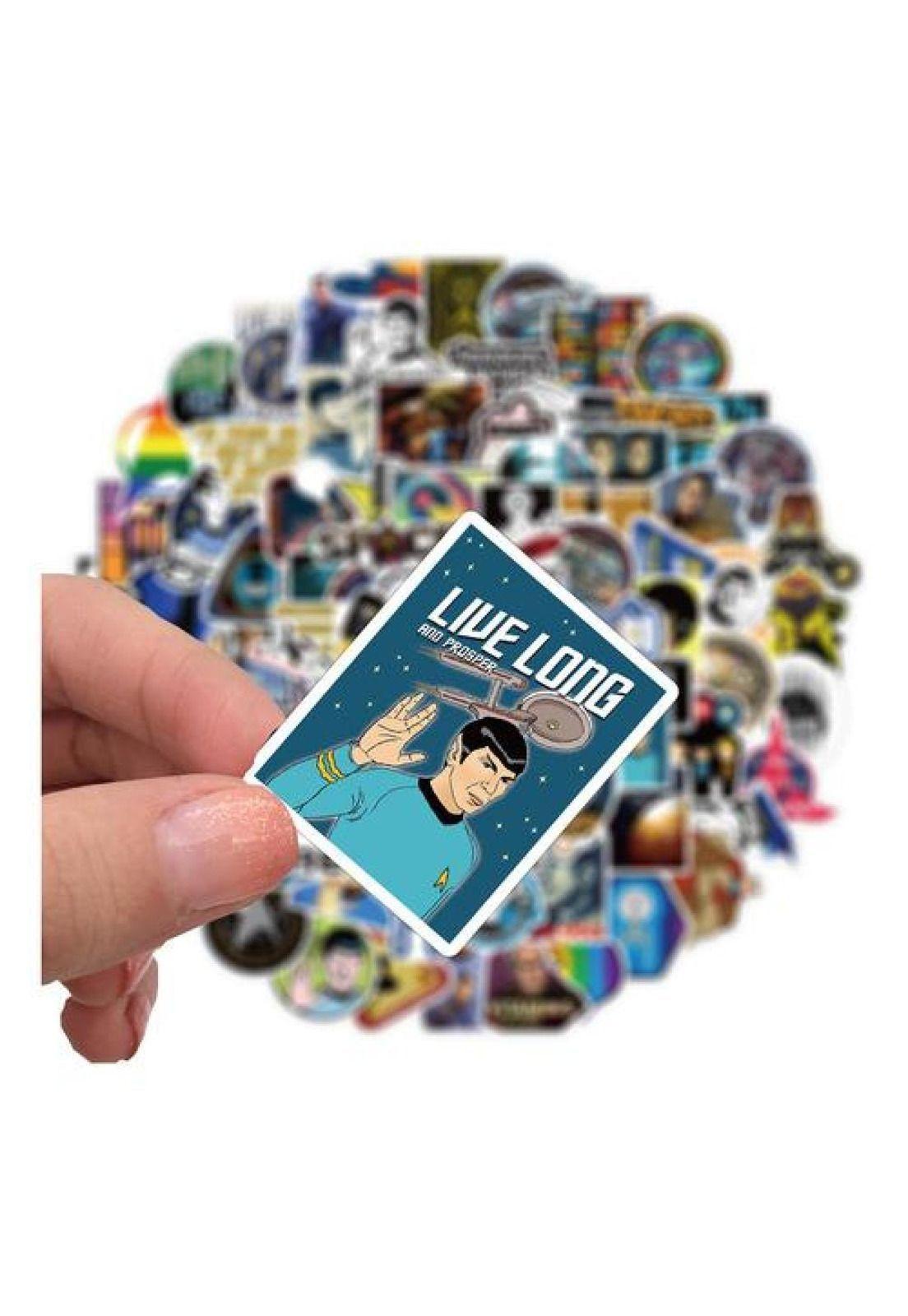 Set Stickers Calcomonias Star Trek Kirk Spock-3
