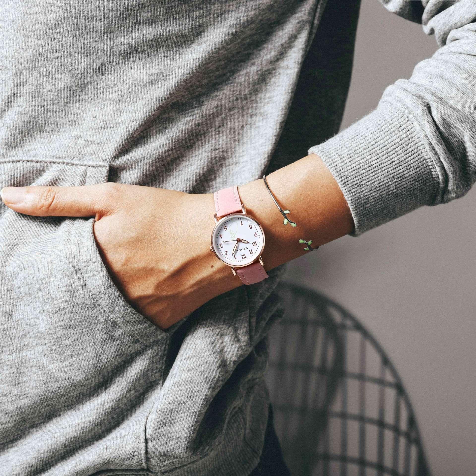 Reloj Pulsera dedos kpop corazon luminoso kawaii-2