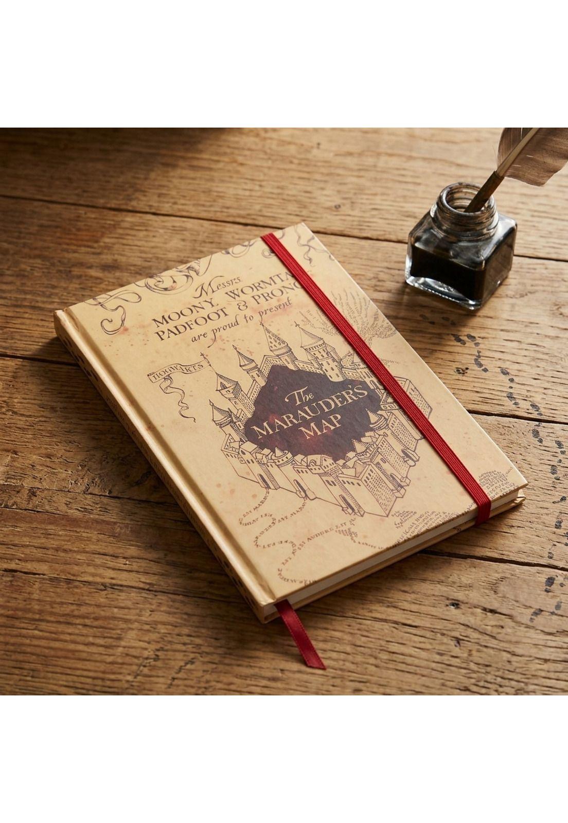 Libreta Agenda Harry Potter mapa (the Marauders Map)-5
