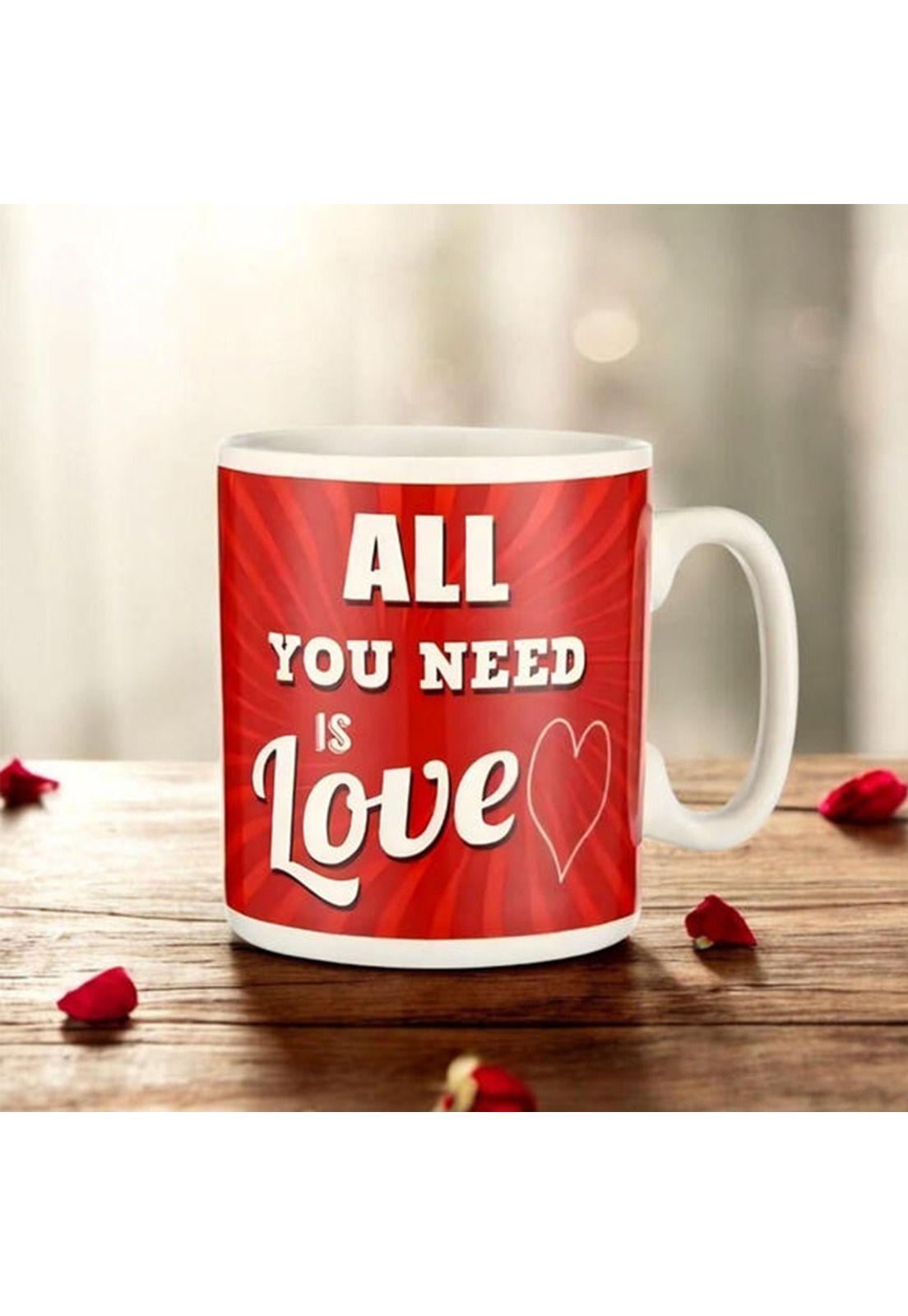 Tazón cerámica  gigante JUMBO "All you need is love"900 ml-3
