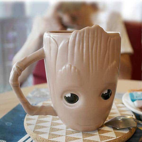 Taza Xl Ceramica 3d Baby Groot Marvel 600 Ml-2