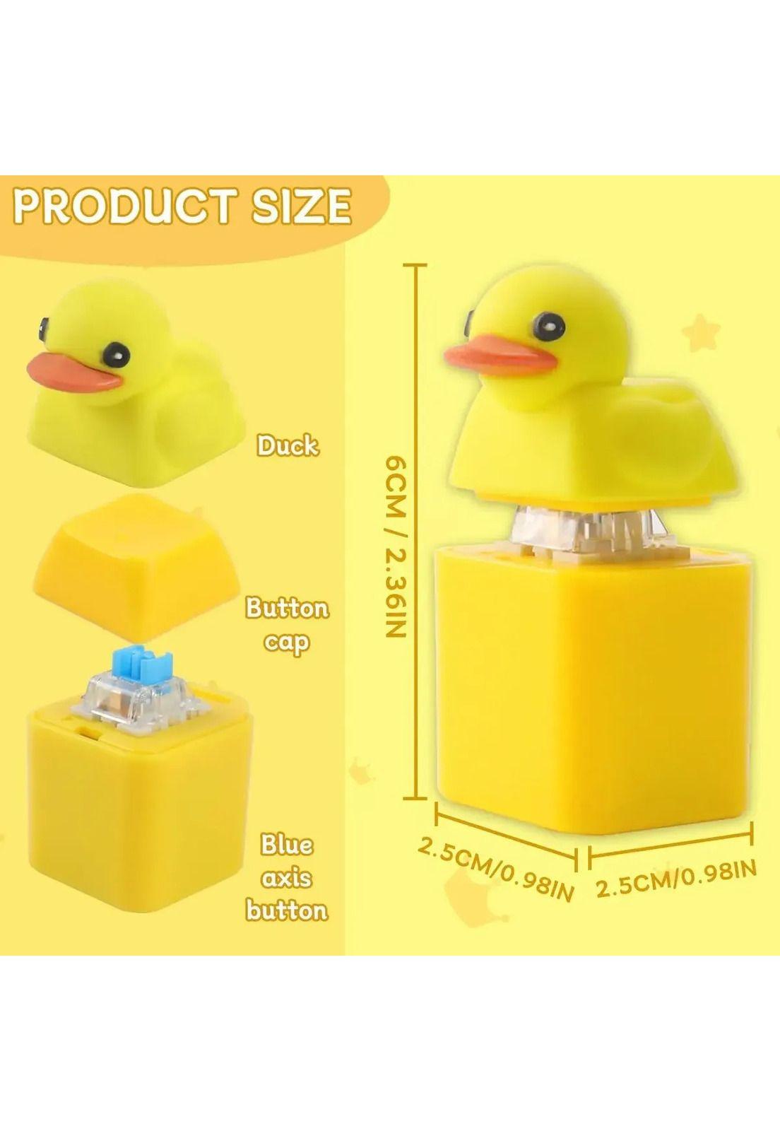 Llavero Antiestrés Con Sonido Led Duck Fidget Toy Patito-6