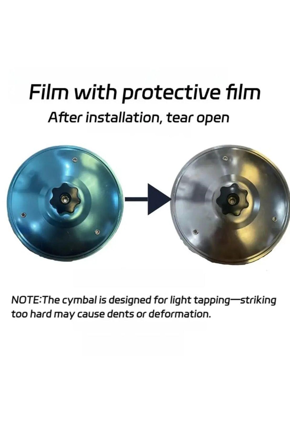 Adorno entretenido para auto mini platillo Crash de batería-4