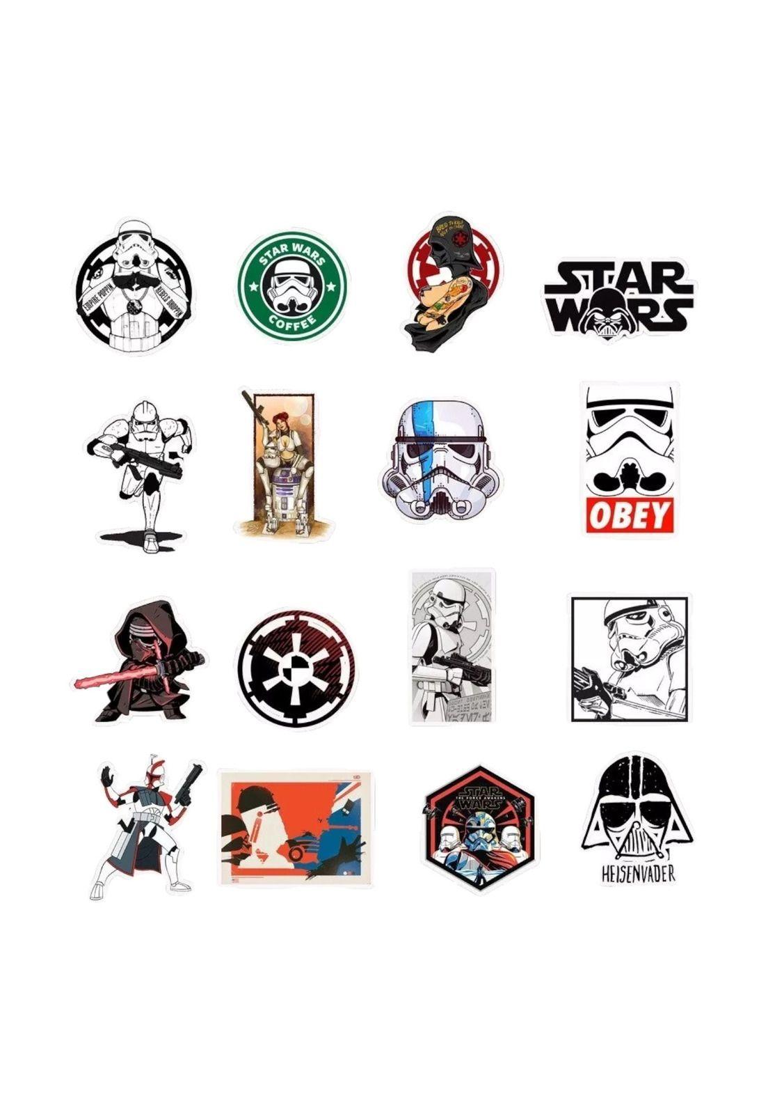 Pack Sticker Star Wars Stormtooper Darth Vader-4