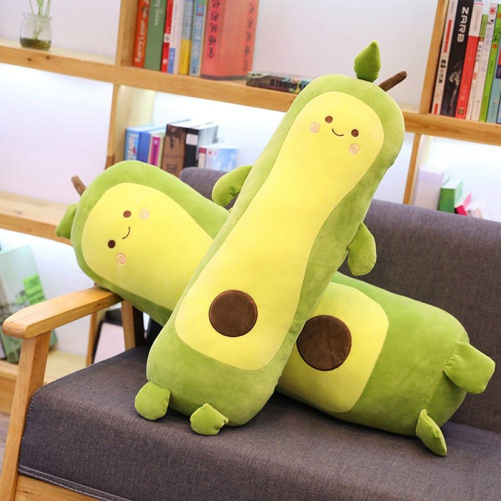 Cojín Peluche felpa carita palta kawaii abrazable aguacate-2